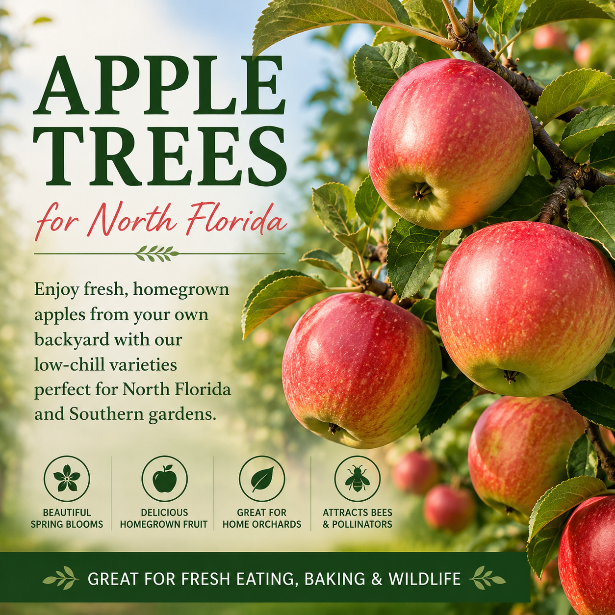 Best Apple Trees for North Florida