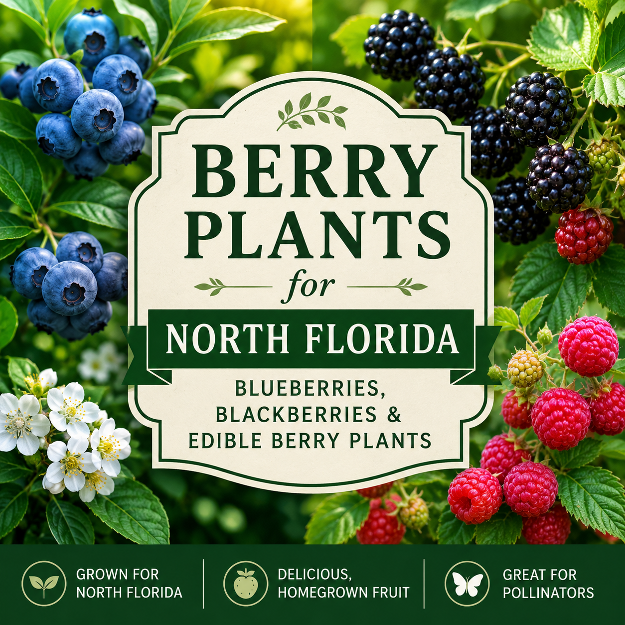Berry Plants for North Florida | Blueberries, Blackberries & Edible Berry Plants