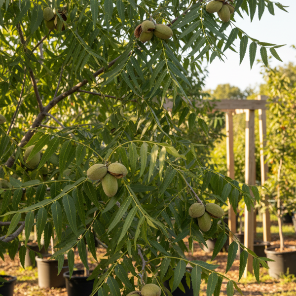 Native Pecan tree for sale at Advanced Nursery Growers in DeFuniak Springs, Florida