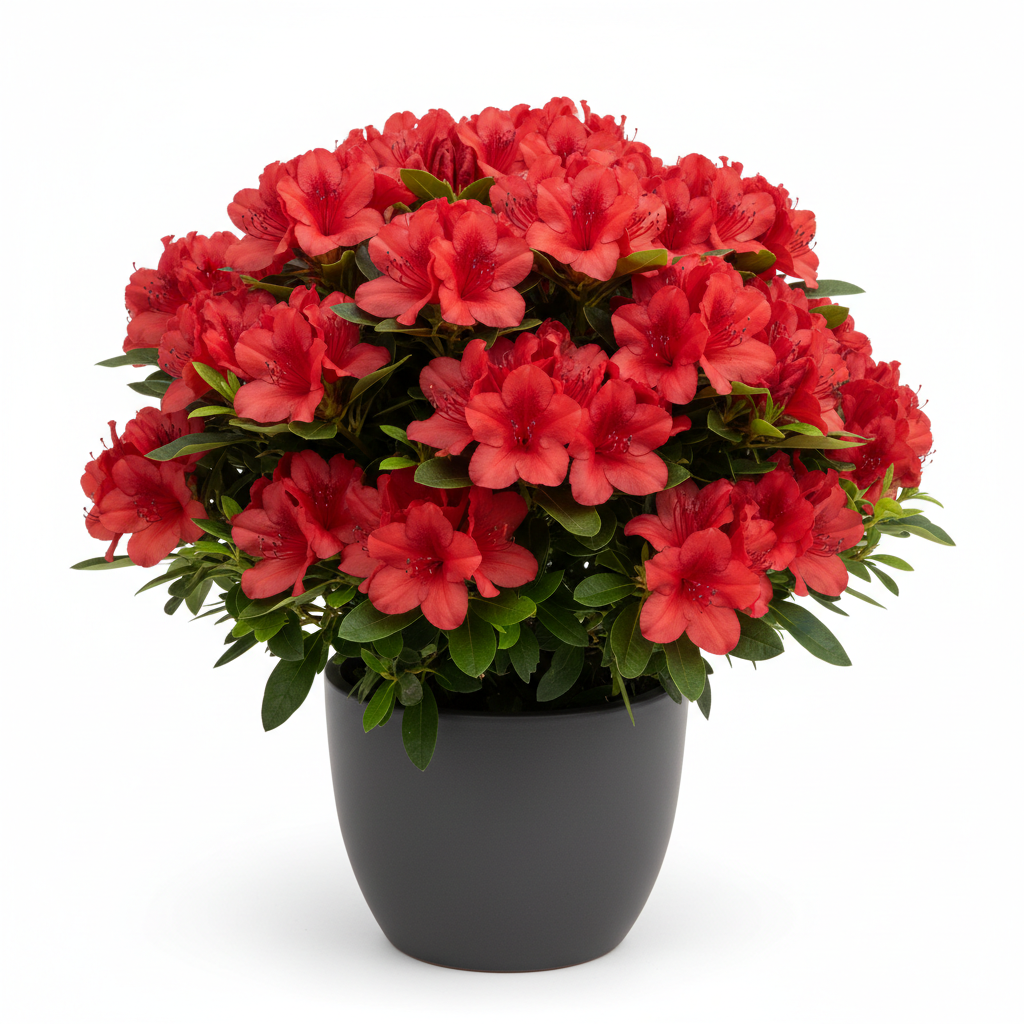 AZALEA RHODODENDRON VIVID RED