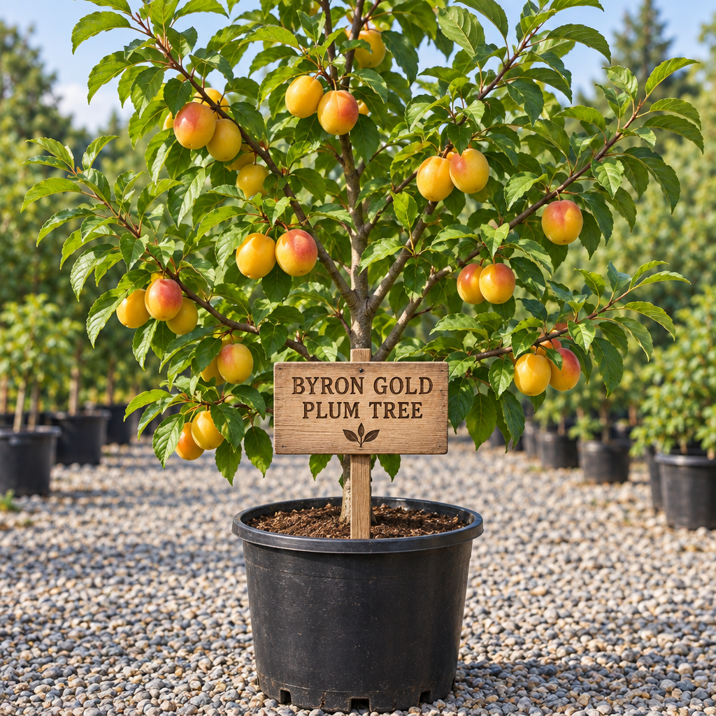 Byron Gold Plum Tree