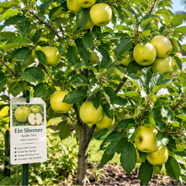 Ein Shemer Apple Tree — Malus domestica — Low-Chill Apple Tree