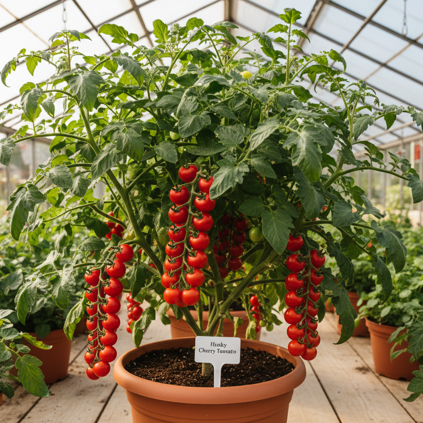 huskey cherry tomato plant