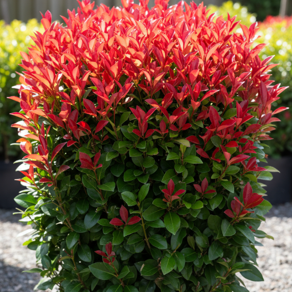 PHOTINIA PINK MARBLE