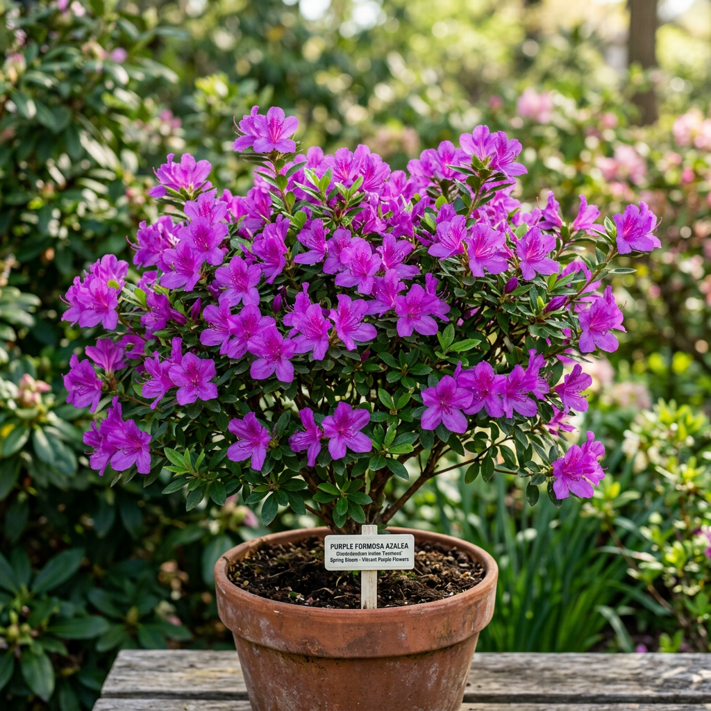 Purple Formosa Azalea – Purple Spring Flowers