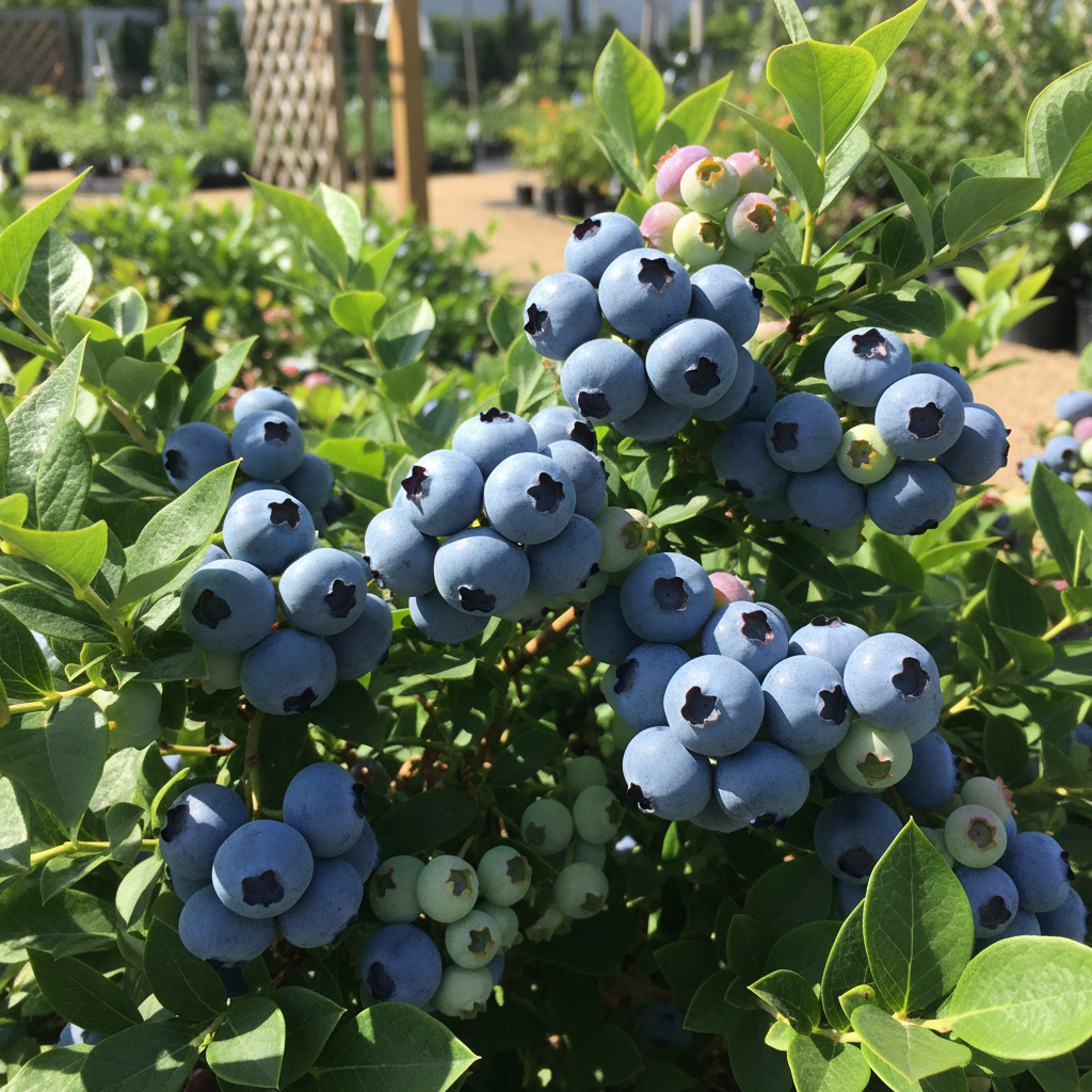 Rebel southern highbush blueberry plant for sale at Advanced Nursery Growers in DeFuniak Springs, Florida