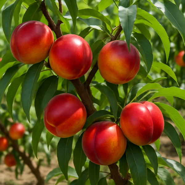 REDLEAF NECTARINE THE TREE DOESNT HAVE RED LEAVES IT IS TH ENAME OF THE NECTARINE