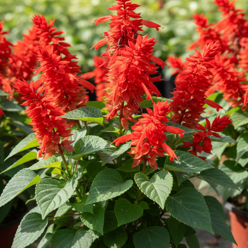 RED SALVIA Salvia splendens