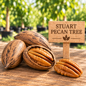Stuart Pecan tree producing dependable Southern pecans for North Florida orchards and landscapes