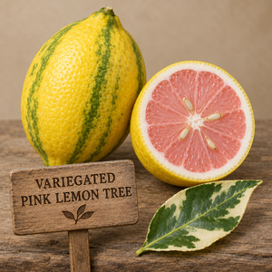 Variegated Pink Lemon Tree (Citrus limon ‘Variegated Pink’) – Lemon Tree